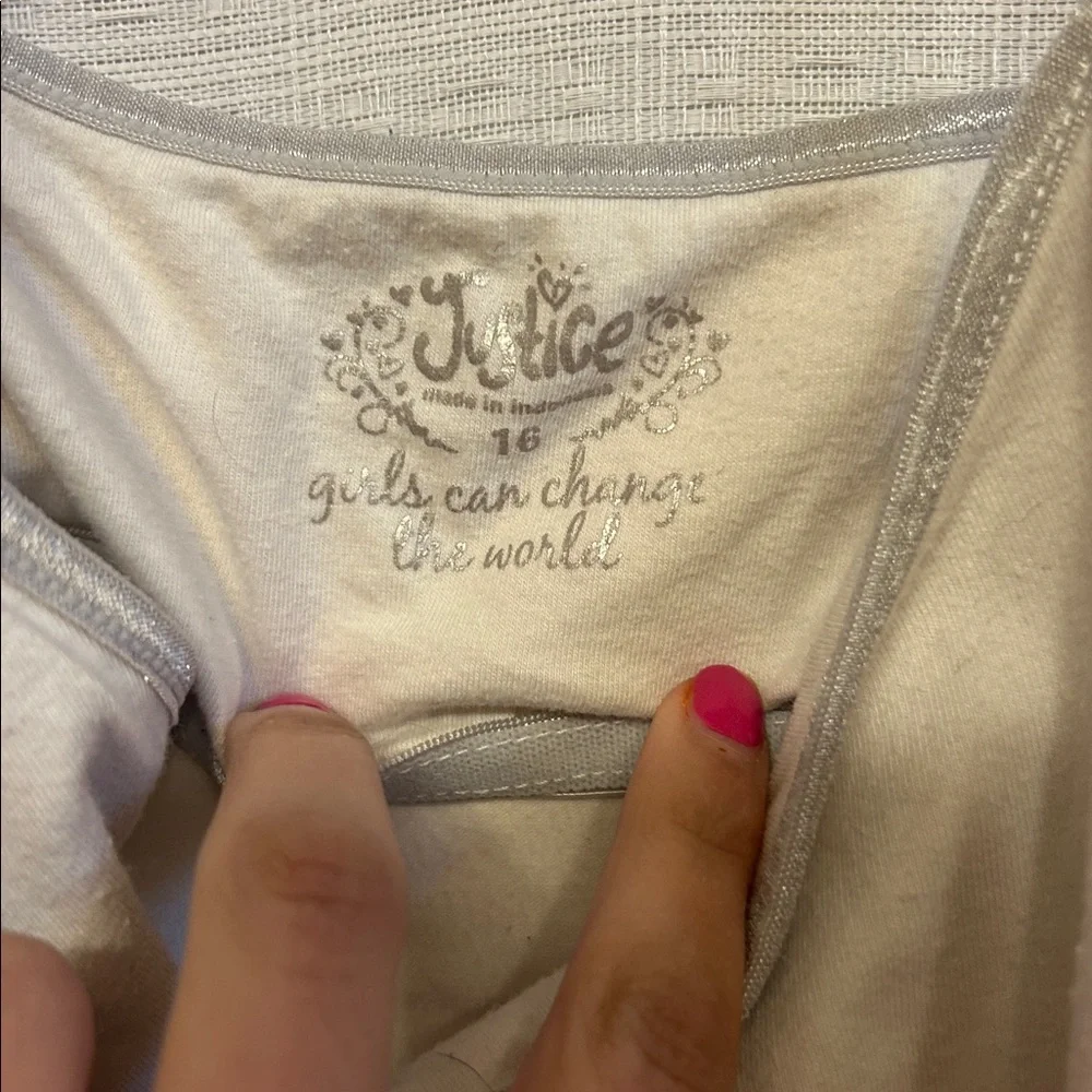 Justice Cream Camisole for Kids